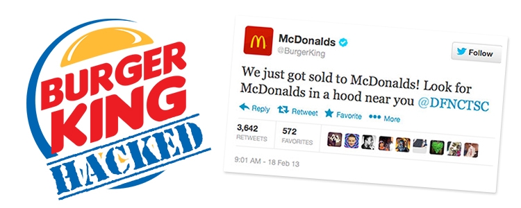 Burger King Twitter Hacked