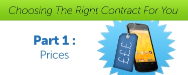 Choosing The Right Contract For You - Part 1 - Prices